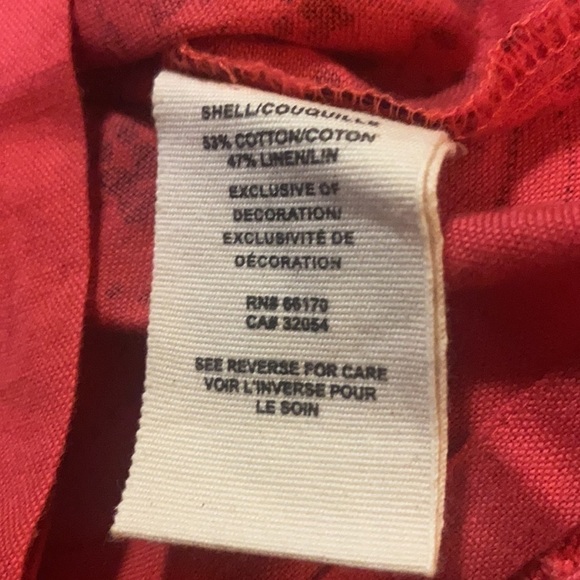 Free People Bohemian Coral Sunshine Benji Linen Dress - Picture 10 of 13